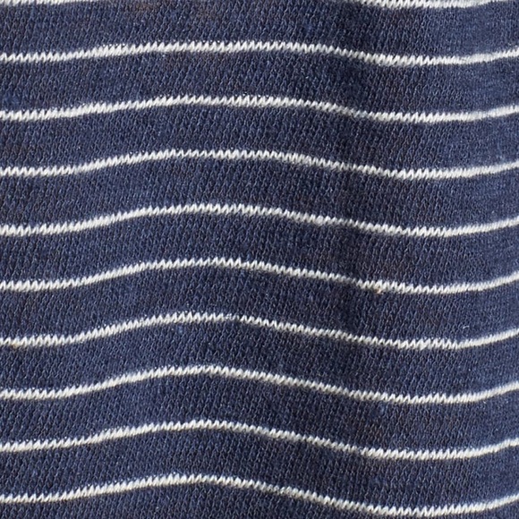 Caslon Striped Lace Yoke Tank Top / Blue / L - Picture 5 of 5